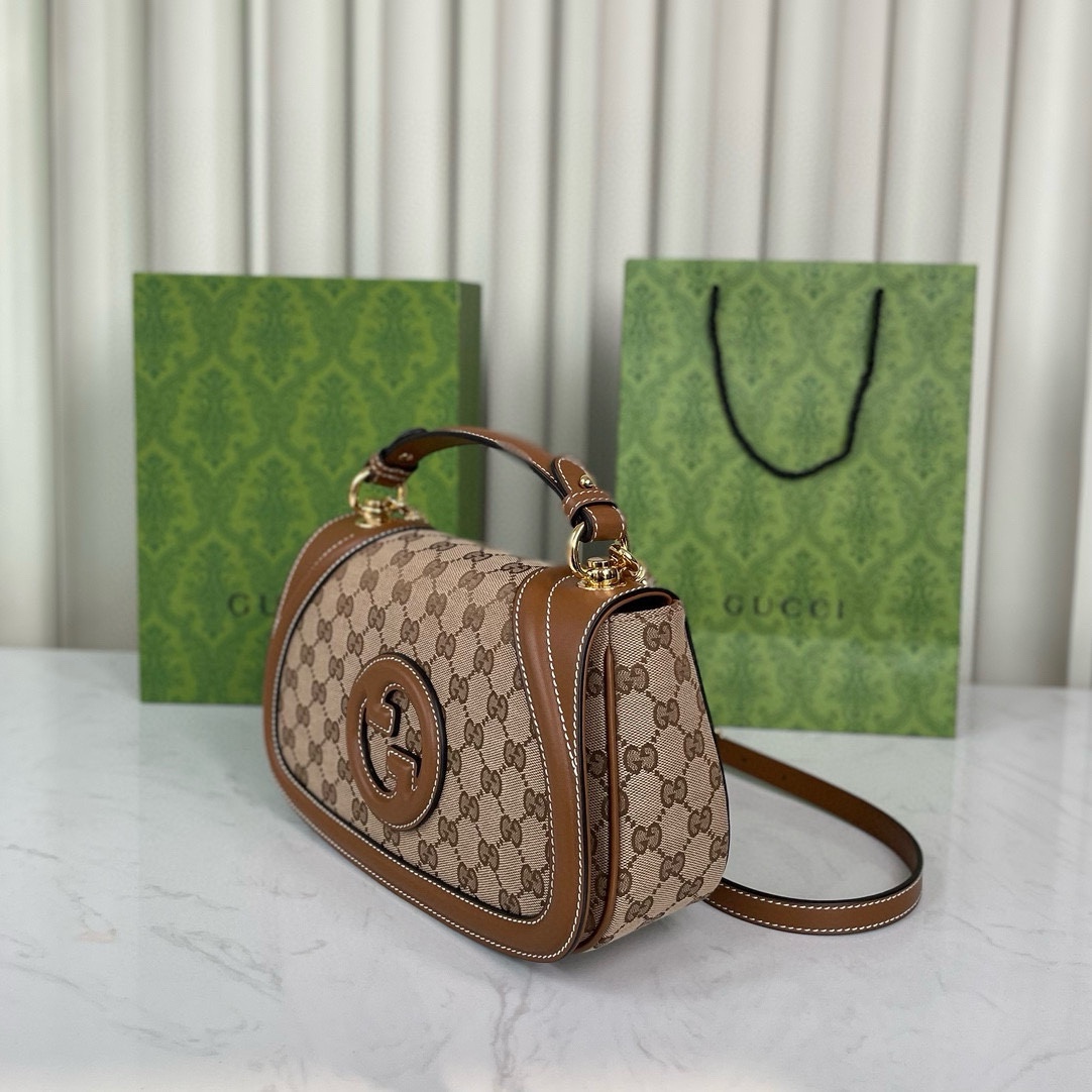 Gucci Blondie Series Small Handbag Apricot